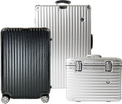 スーツケースをたくさん査定したい