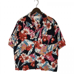 ブラック 638555 21SS ハワイアンオープンカラーシャツ 最新の買取相場ご紹介