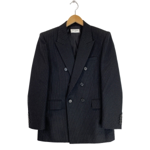 759981 ブラック ストライプ ダブルブレストジャケット 最新の買取相場ご紹介
