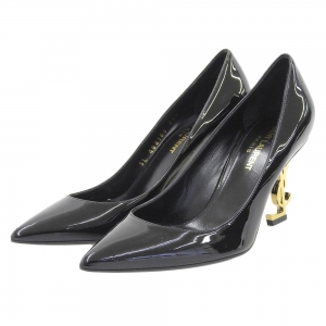 484160 オピウム ブラック パテント ヒールパンプス 最新の買取相場ご紹介