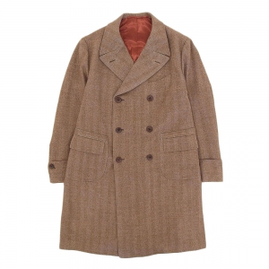 サルトリアイプシロン ブラウン EXCLUUSIVE CLOTH ヘリンボーン ポロコート 最新の買取相場ご紹介