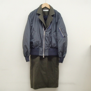 サカイラック 15AW MA-1 レイヤードコート アウター 最新の買取相場ご紹介