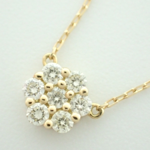 アーカー K18YG エクレラージュ 7Pダイヤネックレス 最新の買取相場ご紹介