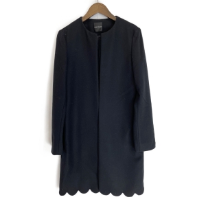 ヨーコチャン ブラック スカラップノーカラーコート 最新の買取相場ご紹介