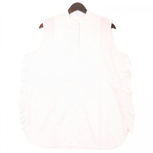 ヨーコチャンホワイト ノースリーブフリルトリムシャツ 最新の買取相場ご紹介