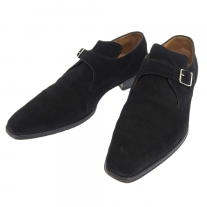 【xTOMORROWRAND】 ブラック スエード シングルモンクストラップシューズ 最新の買取相場ご紹介