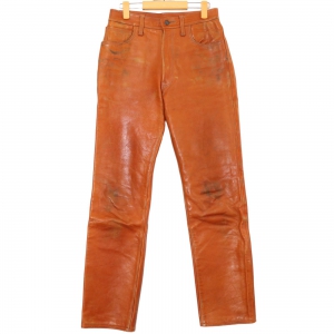 エアロレザー ヴィンテージ加工 ステアハイドレザーパンツ 最新の買取相場ご紹介