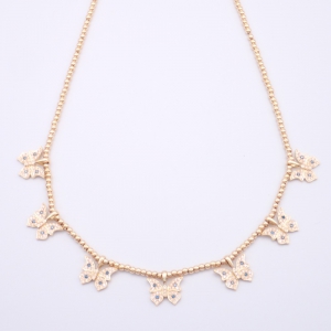 アイファニー NCBF01R ゴールドビーズ 7P バタフライネックレス 最新の買取相場ご紹介