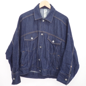 470BS310-6290 18SS インディゴ ドロップショルダー オーバーデニムジャケット 最新の買取相場ご紹介