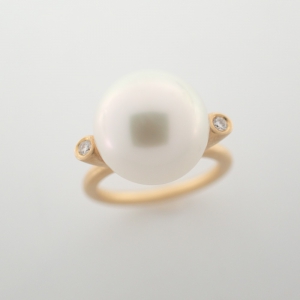 ハム K18YG 0.04ct リップパール 2Pダイヤ リング 最新の買取相場ご紹介