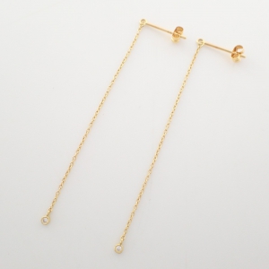 ハム K18 ダイヤモンド チェーンピアス/アメリカンピアス  最新の買取相場ご紹介