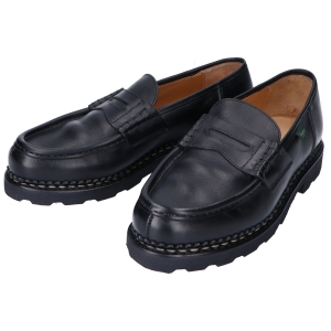 パラブーツ ランス ブラック リスレザー/マルシェソール コインローファー 最新の買取相場ご紹介