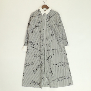 ダイアグラム ブラック フロッキーストライプシャツワンピース 最新の買取相場ご紹介