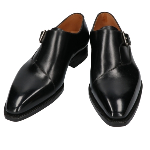 フォーティセカンドロイヤルハイランド EX717F 01 ブラック サイドストラップモンク シューズ  最新の買取相場ご紹介