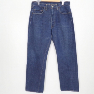 リーバイス トップボタン裏4刻印 BIG E 不均等V フロントボタン足長R 紺カンヌキ セルビッチ ヴィンテージデニム 最新の買取相場ご紹介