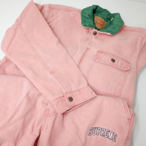 リーバイスxシュプリーム Denim Coveralls 裏地キルティング 中綿入り デニムカバーオール 最新の買取相場ご紹介