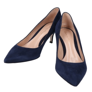 ジャンヴィトロッシ ネイビー GIANVITO55 スエード ポインテッドトゥパンプス 最新の買取相場ご紹介