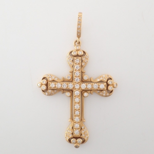 18KYG ダイヤ バチカンクロス ペンダントトップ 最新の買取相場ご紹介