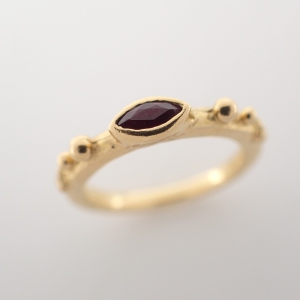 K18YG 1Pガーネット リング 4.3g 最新の買取相場ご紹介