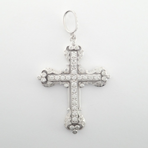 18KWG バチカンクロス ダイヤ ペンダントトップ 9.1g 最新の買取相場ご紹介