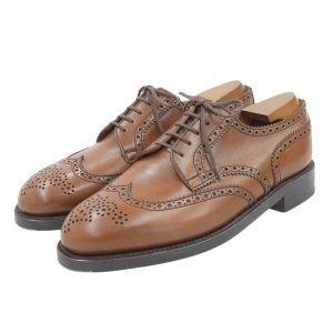 588-22 旧ロゴ ブラウン ウイングチップ フルブローグ シューズ 最新の買取相場ご紹介