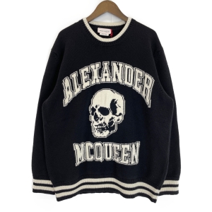 アレキサンダーマックイーン ブラック スカルモチーフ バーシティニットセーター 最新の買取相場ご紹介