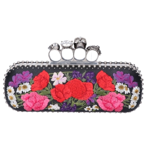 アレキサンダーマックイーン 花刺繍 ナックル クラッチバッグ 最新の買取相場ご紹介