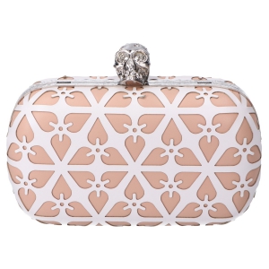 アレキサンダーマックイーン ベージュ系 スカルモチーフ チェーンショルダーバッグ 最新の買取相場ご紹介