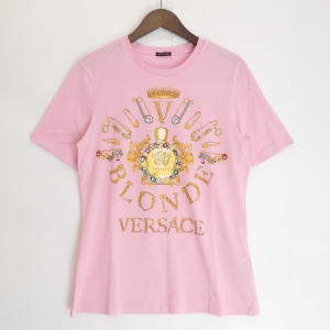 ヴェルサーチェ ピンク コットンプリントTシャツ 最新の買取相場ご紹介
