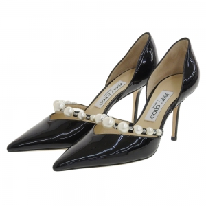 AURELIE ブラック パテント パール付き パンプス 最新の買取相場ご紹介