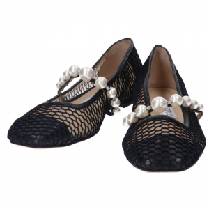 Ade ブラック パールデザイン フラットシューズ 最新の買取相場ご紹介