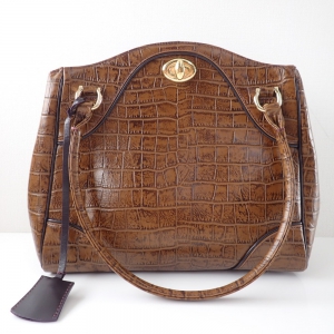 濱野皮革工藝 リバティプリント クロコ型押しショルダーバッグ 最新の買取相場ご紹介