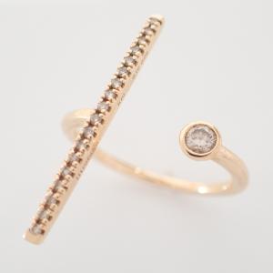 ヒロタカ K10 Gossamerショート バー ダイヤモンド リング 最新の買取相場ご紹介