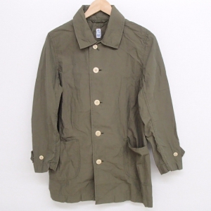 カーキ 麻混 薄手 ショートコート 最新の買取相場ご紹介
