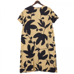 パラスパレス ボタニカル柄 クルーネックリネンワンピース 最新の買取相場ご紹介