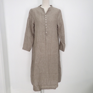 パラスパレス フロントボタンリネンロングワンピース 最新の買取相場ご紹介