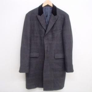 ブルックスブラザーズ×サクソン ダークグレー グレンチェックチェスターコート 最新の買取相場ご紹介