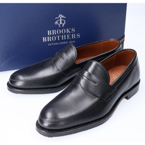 ブルックスブラザーズ×アレンエドモンズ ブラックカーフレザー ローファー 最新の買取相場ご紹介