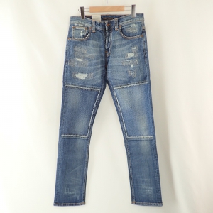 ブルー GRIM TIM  KURT REPLICA パッチデニムパンツ 最新の買取相場ご紹介