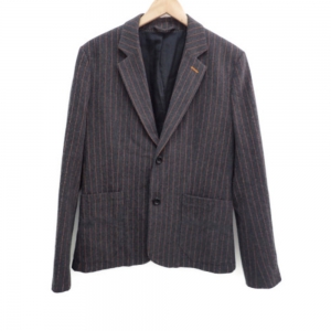 グレー×オレンジストライプ ウール2Bジャケット 最新の買取相場ご紹介