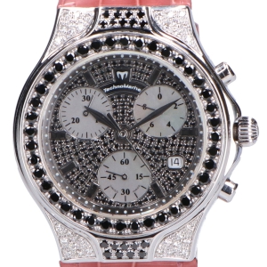 テクノマリーン ブラックダイヤベゼル クロノグラフ クオーツ時計 最新の買取相場ご紹介