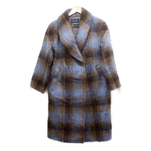 MANTECO チェックシャギーコート﻿ 最新の買取相場ご紹介