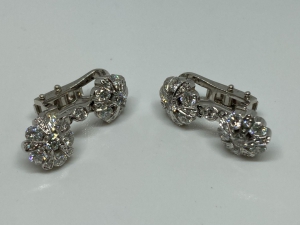 クイーンジュエリー D0.905/0.905Ct フラワーモチーフ イヤリング 最新の買取相場ご紹介