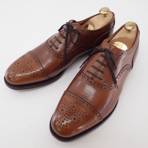 ブラウン ストレートチップシューズ 最新の買取相場ご紹介