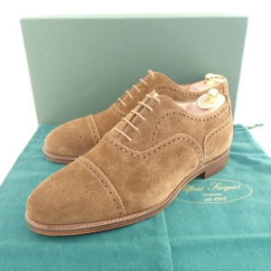 ブラウン SNUFF SUEDE PUNCH CAP オックスフォードシューズ 最新の買取相場ご紹介