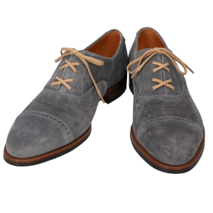 ライトブルー スエードパンチドキャップトゥシューズ 最新の買取相場ご紹介