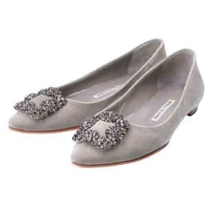 マノロブラニク HANGISIFLAT-FMC ラインストーン シューズ 最新の買取相場ご紹介