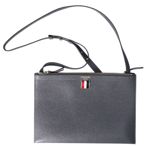 トムブラウン ペブルグレインレザー ダブルジップ クロスボディバッグ 最新の買取相場ご紹介