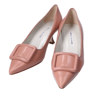 マノロブラニク MAYSALE レザー ミュール 最新の買取相場ご紹介