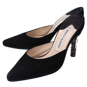 マノロブラニク スエード ポインテッドトゥ ミュール 最新の買取相場ご紹介